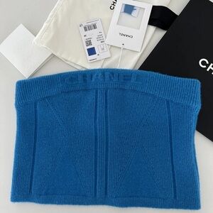 Chanel 2022 crop tube top RUNWAY NWT RECEIPT